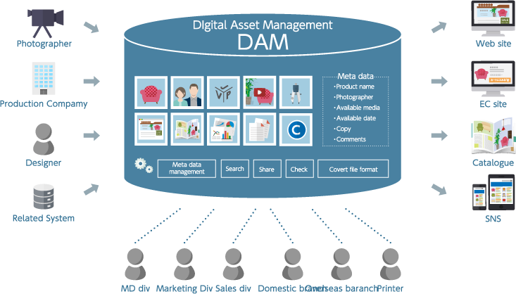 デジタルアセットマネジメント（DAM）