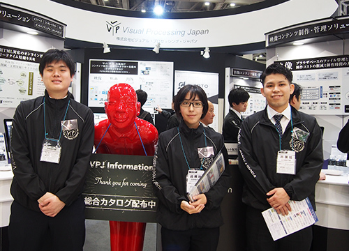 社員インタビュー:展示会の様子