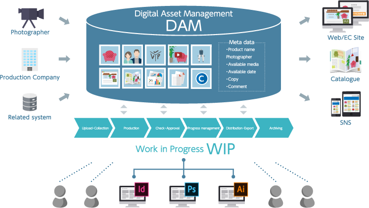 デジタルアセットマネジメント（DAM）