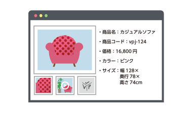 商品情報のマスタ管理