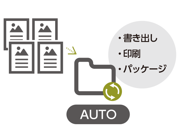 ホットフォルダ運用で複数ファイルの処理を自動化